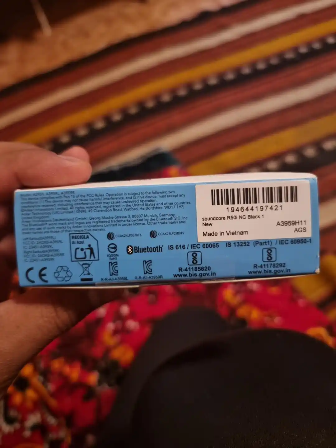 Беспроводные наушники Anker Soundcore R50i NC (ANC), Bluetooth 5.4, IP54