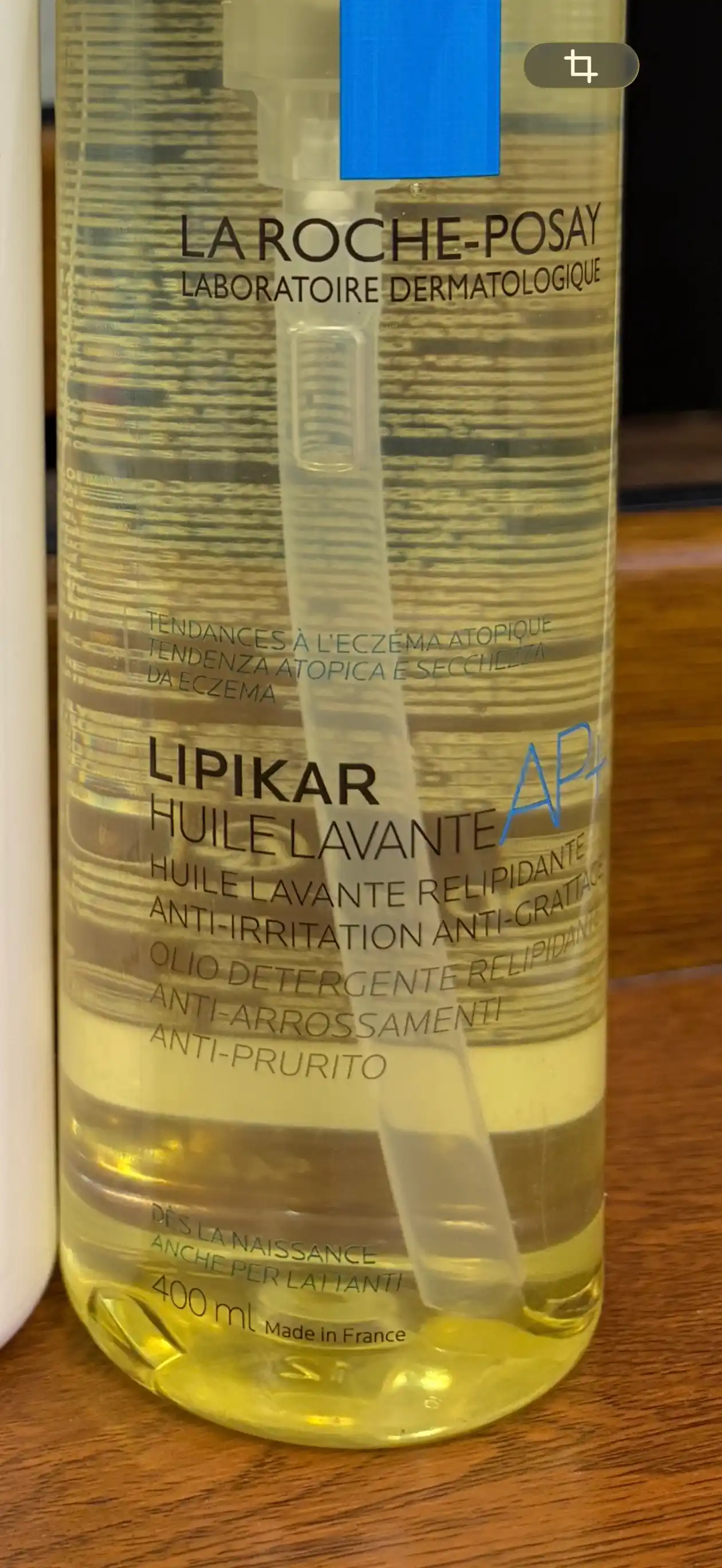 La Roche-Posay Lipikar Huile Lavant Липидовосполняющее смягчающее масло для ванной и душа, 400 мл