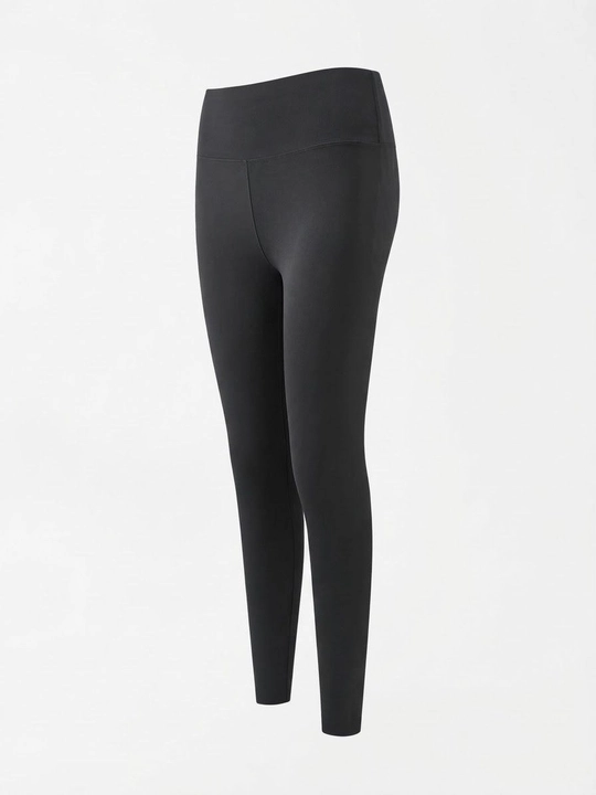 Elastik leggings, lasina, qorin ko'taruvchi fitnes yoga shimlari, qora rangda