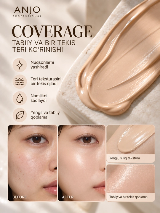 BB krem ANJO Professional Black Snail, SPF 50+ PA+++, 50 g