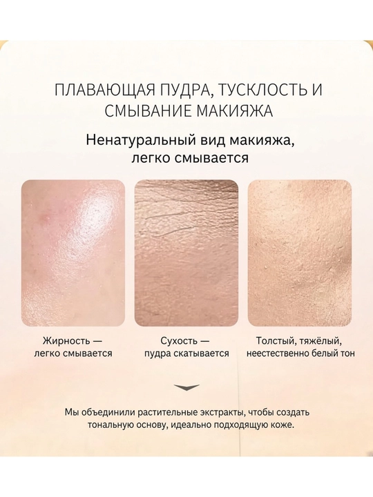 BB-крем для лица YUVK тональный, увлажняющий, с пептидами и экстрактом ласточкиного гнезда
