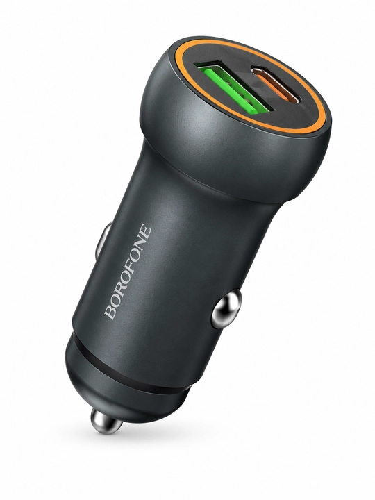 Автомобильное зарядное устройство BOROFONE BZ20, 38W, PD20W + QC3.0, 2 порта - 