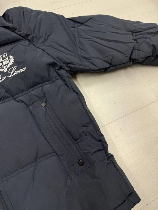 Bolalar uchun qishki issiq kurtka, mo‘ynali astarli, kapyushonli, suv o‘tkazmaydigan