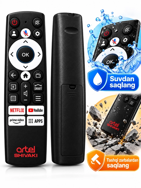 Пульт для телевизора, пульт для телевизоров Artel и Shivaki, пульт для Smart TV