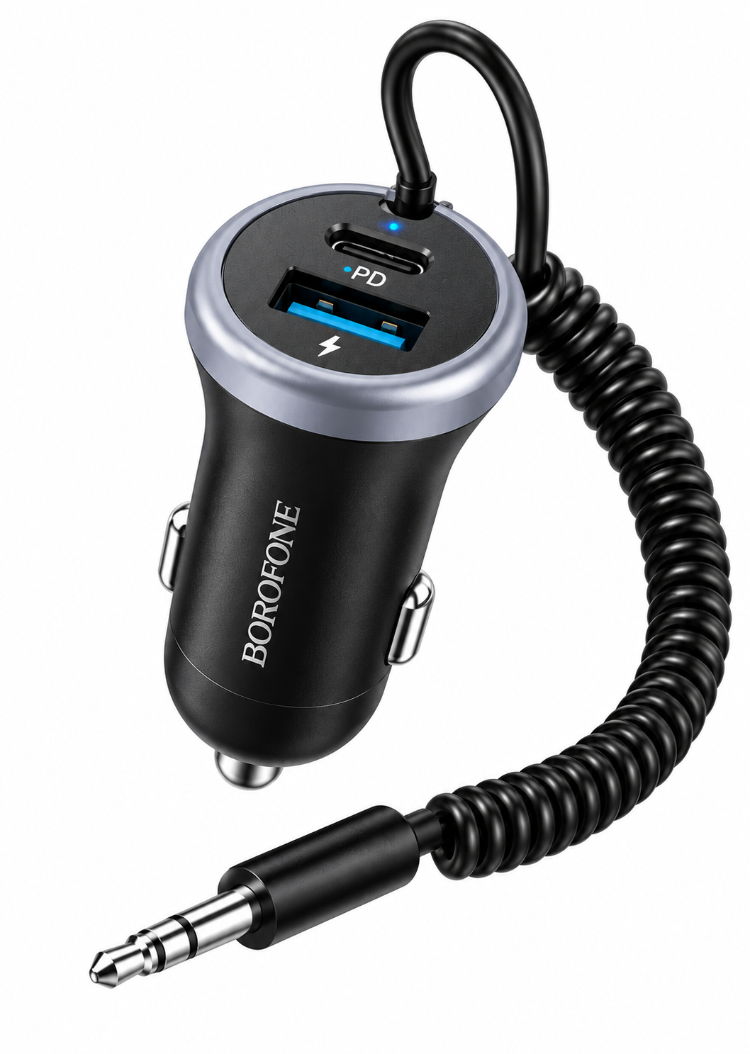 Автомобильное зарядное устройство BOROFONE BZ20, 38W, PD20W + QC3.0, 2 порта - 