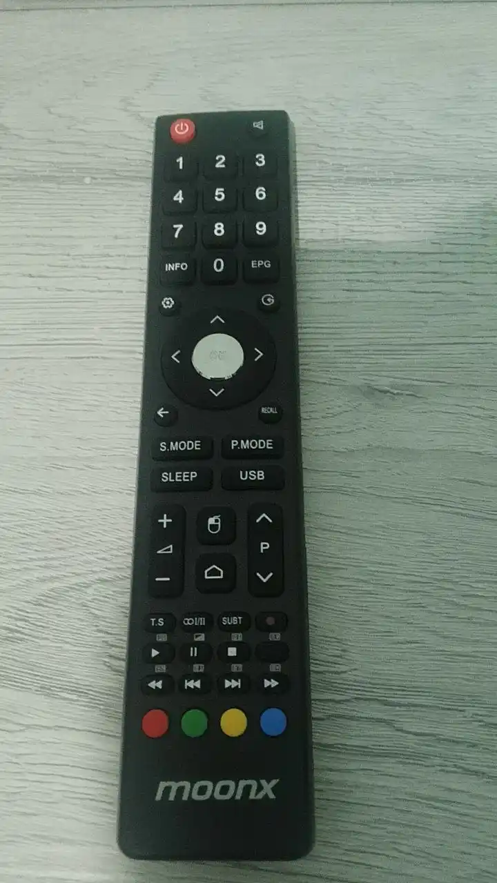 Ovozli boshqaruvsiz Moonx TV uchun masofadan boshqarish pulti