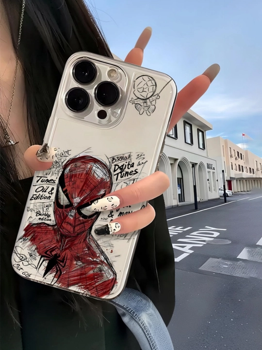 Чехол для iPhone с дизайном Spider-Man - 