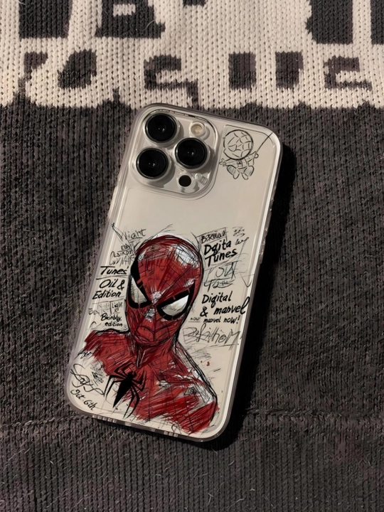 Чехол для iPhone с дизайном Spider-Man