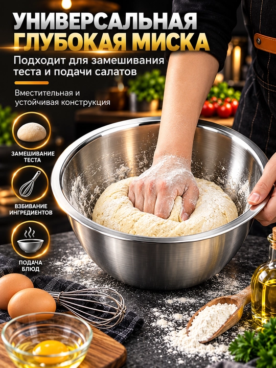 Набор для кухни, дуршлаг, терка, миска, 3 в 1, из нержавеющей стали, салатник, овощерезка