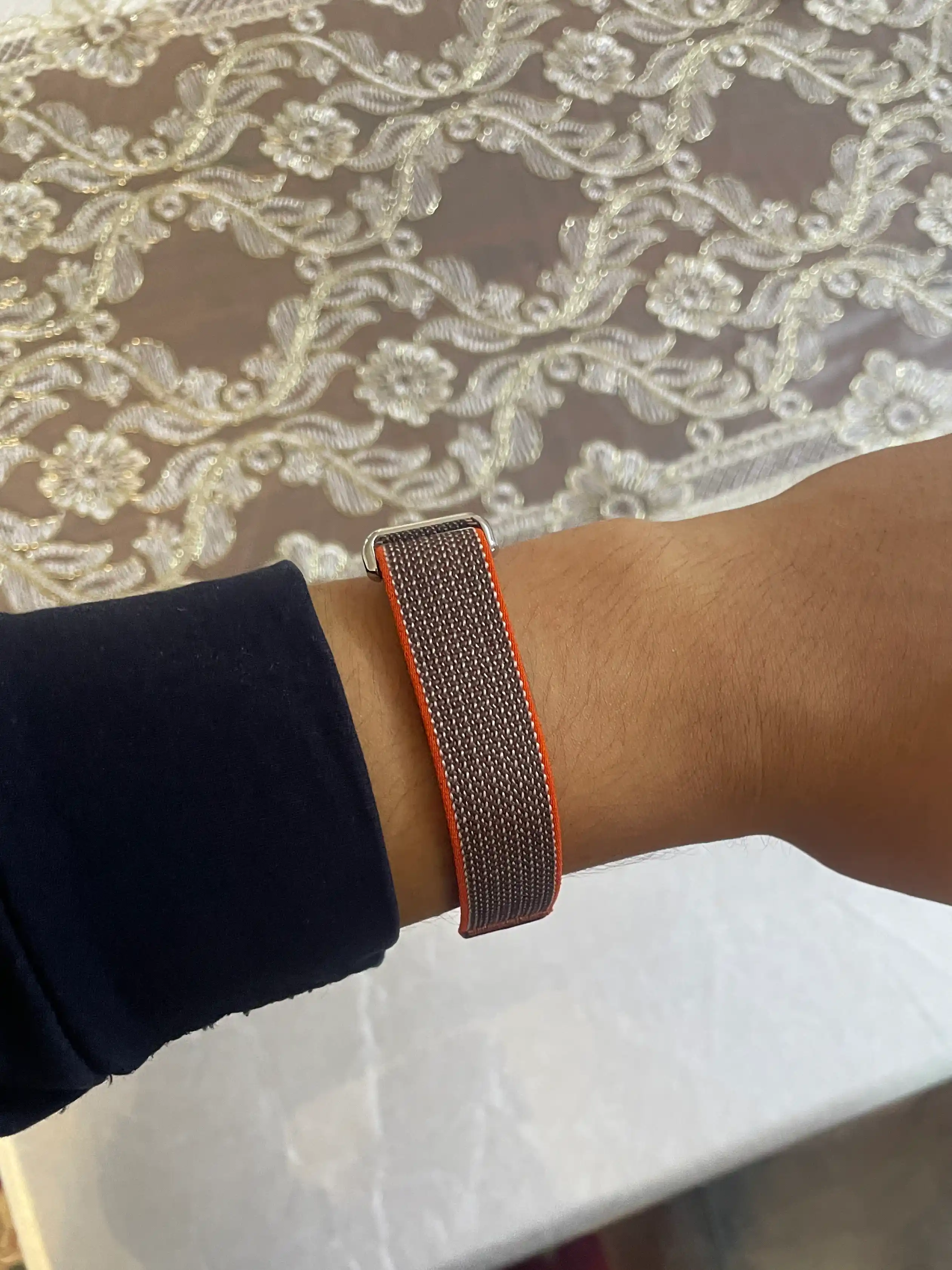 Google Fitbit uchun Alpine Loop neylon sport tasmasi, matoli bilaguzuk