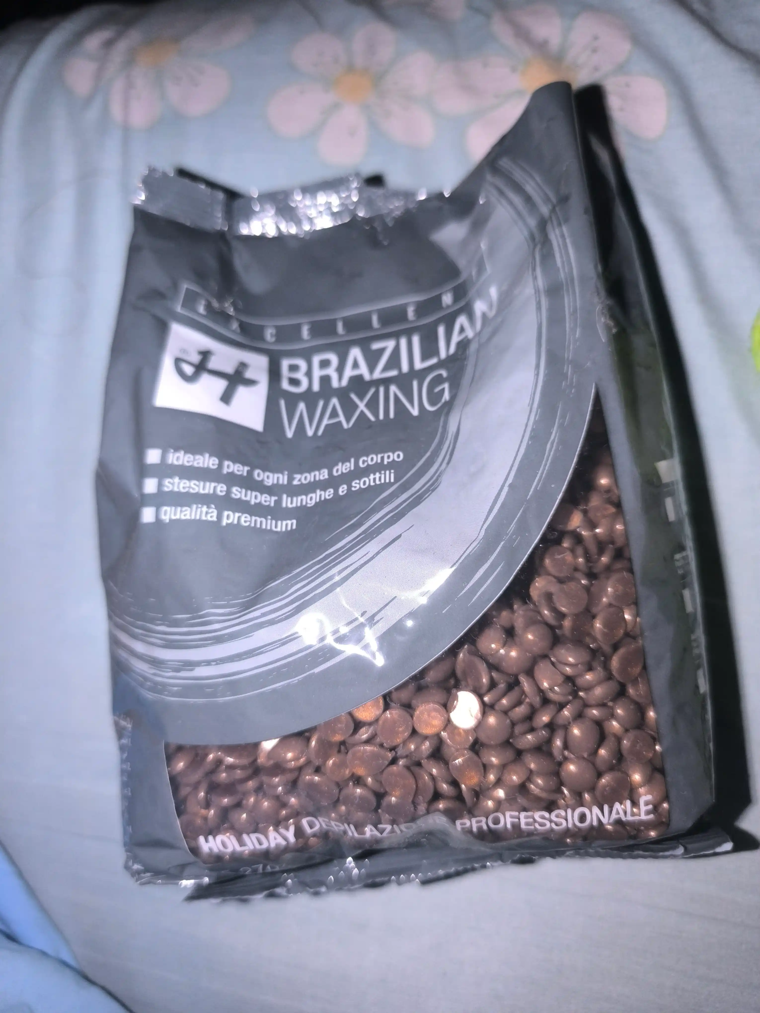 Holiday depilatsiya granula hippoallergenik braziliya mumi – 1 kg