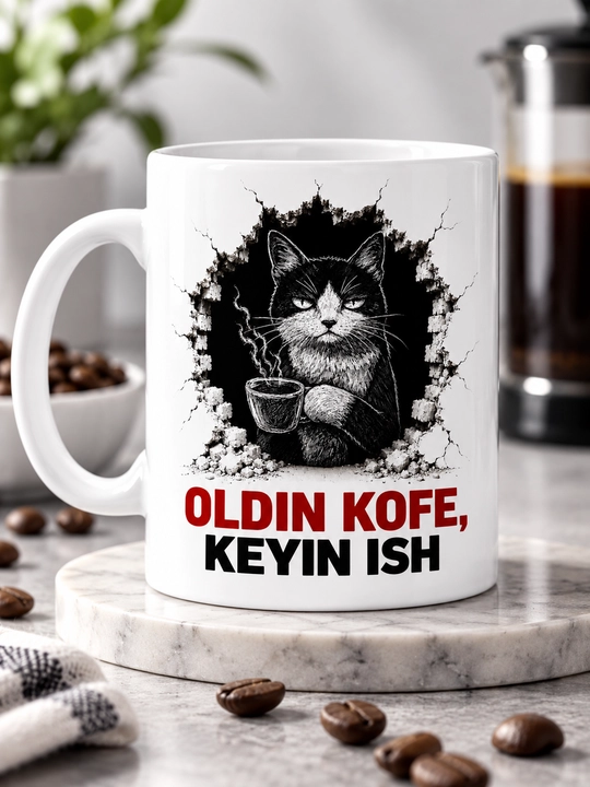 Giftory mem va kulgili yozuvli sovg‘a krujka, prikol dizaynlar, 330 ml - 