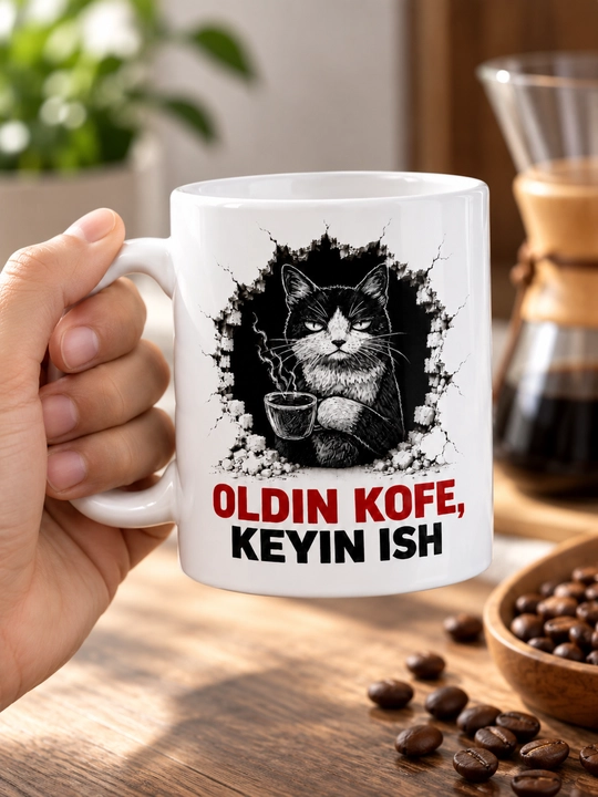 Giftory mem va kulgili yozuvli sovg‘a krujka, prikol dizaynlar, 330 ml