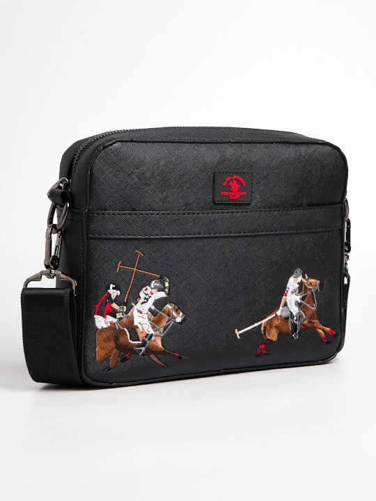 Santa Barbara Polo & Racquet Club мужская барсетка сумка, клатч для ноутбука и документов