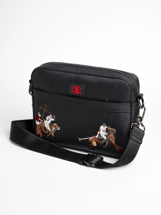 Santa Barbara Polo & Racquet Club мужская барсетка сумка, клатч для ноутбука и документов