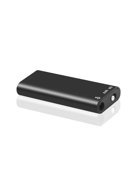Mini diktofon 16 GB mikrofonli, 15 soatgacha yozish, MP3 pleer, quloqchin komplektda