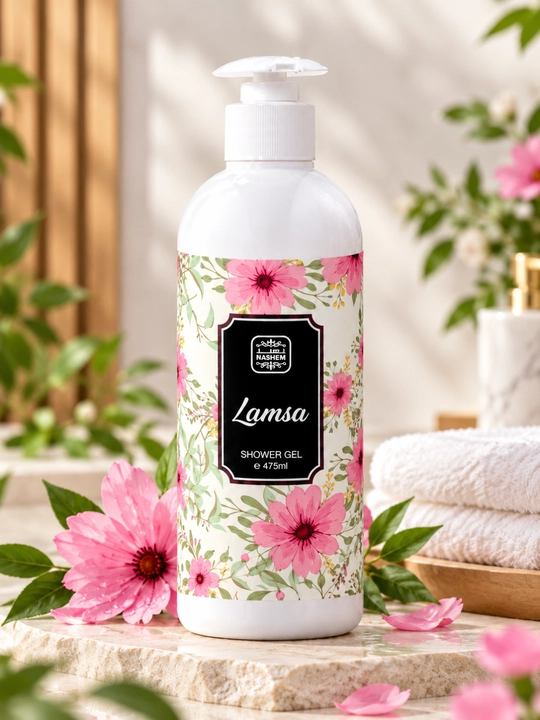 Lamsa dush geli 475 ml - kundalik parvarish uchun nafis gul iforli