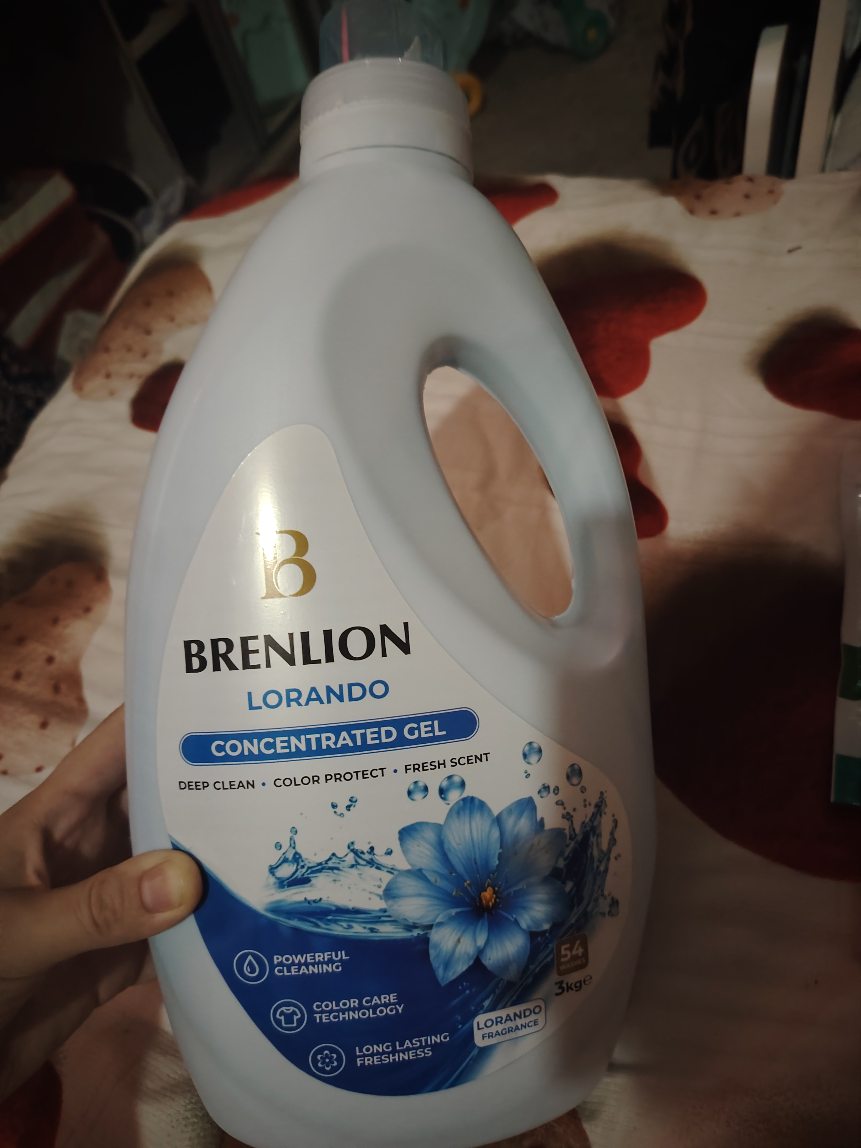 Набор для стирки BRENLION: гель для стирки  3кг + капсулы 10 шт + отбеливатель , 300 г