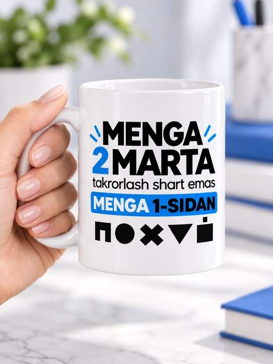 Giftory mem va kulgili yozuvli sovg‘a krujka, prikol dizaynlar, 330 ml