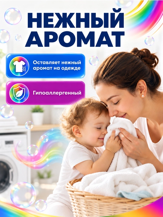 Парфюмированный гель для стирки белья Avrile Universal Arome