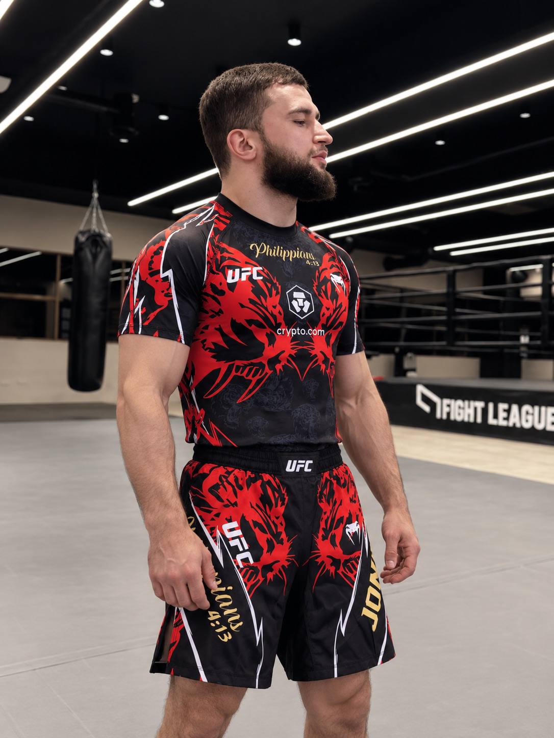 MMA, boks, fitnes va mashg‘ulotlar uchun UFC futbolkasi va shortigi, sport to‘plami
