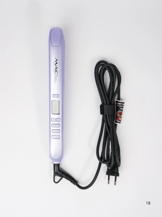 Professional TITAN-CERAMIC  soch tekislovchi dazmol MAC Styler MC-2021, LCD displeyli