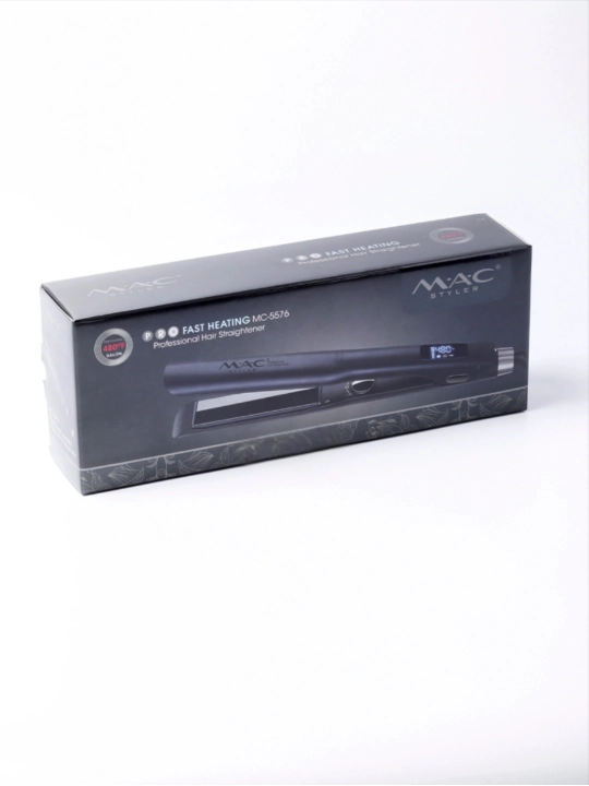 Professional TITAN-CERAMIC  soch tekislovchi dazmol MAC Styler MC-2021, LCD displeyli