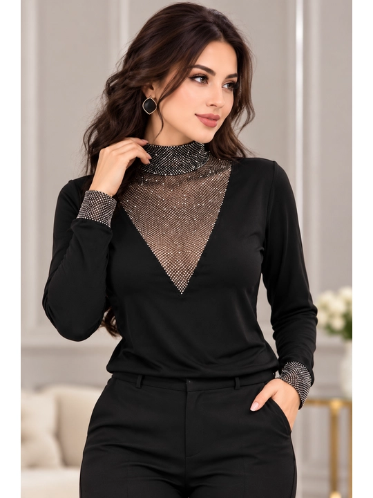 Женская кофта, топ кофточки женские, блузка, нарядная, школьная, офисная, 95% хлопок - 