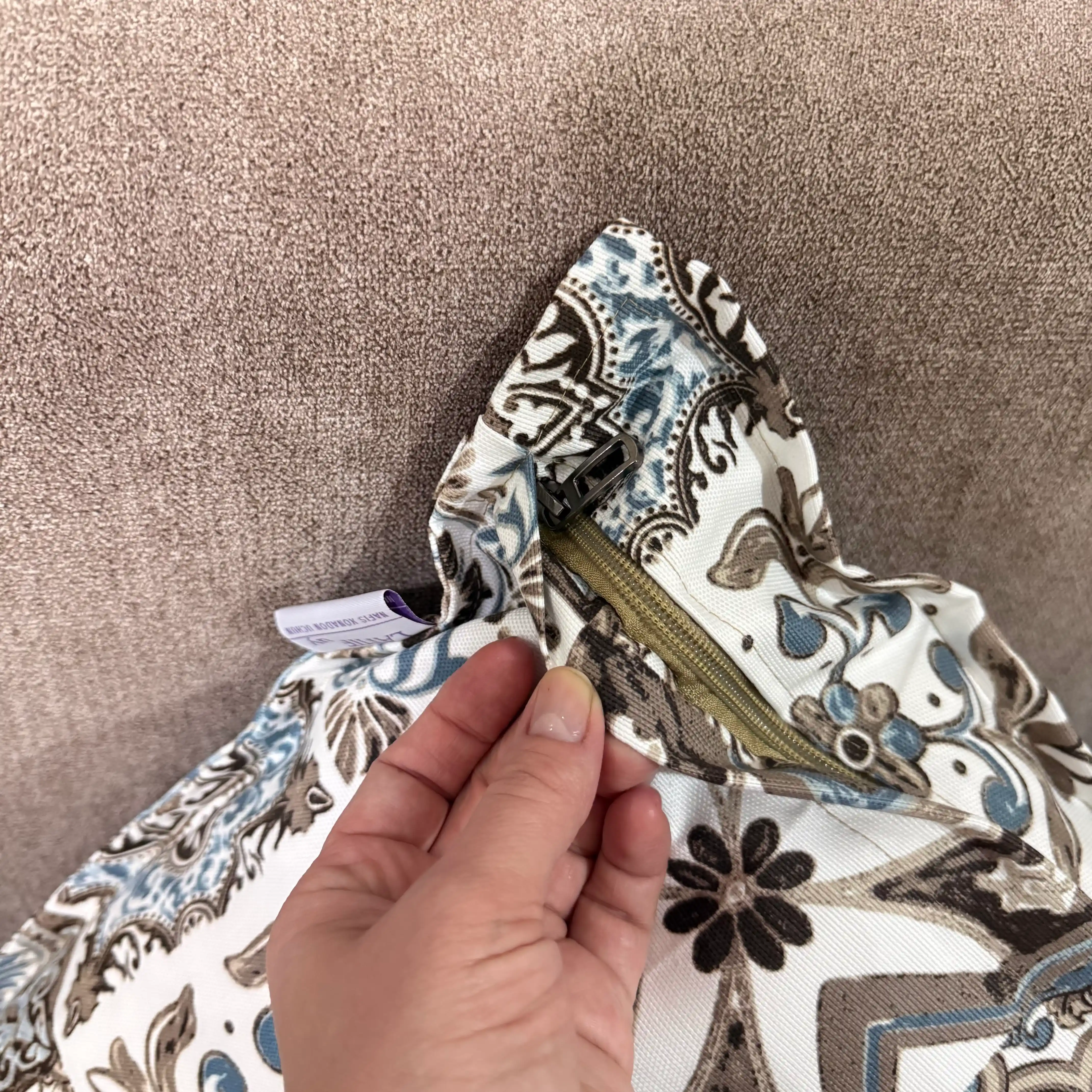 Dekorativ yostiq ikat printli, 2 dona, 45x45 sm, uy, ofis va mexmonxona interyeri uchun