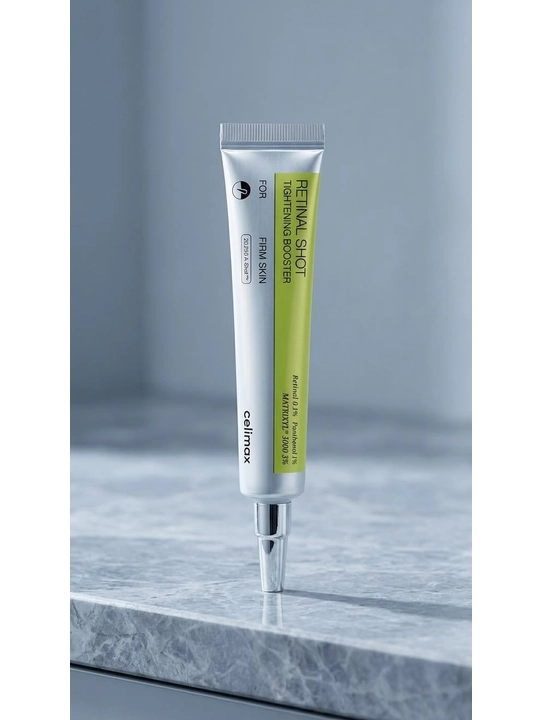 Celimax Retinal Shot, ajinlarga qarshi retinal serum, yuz uchun booster, Koreya kosmetika