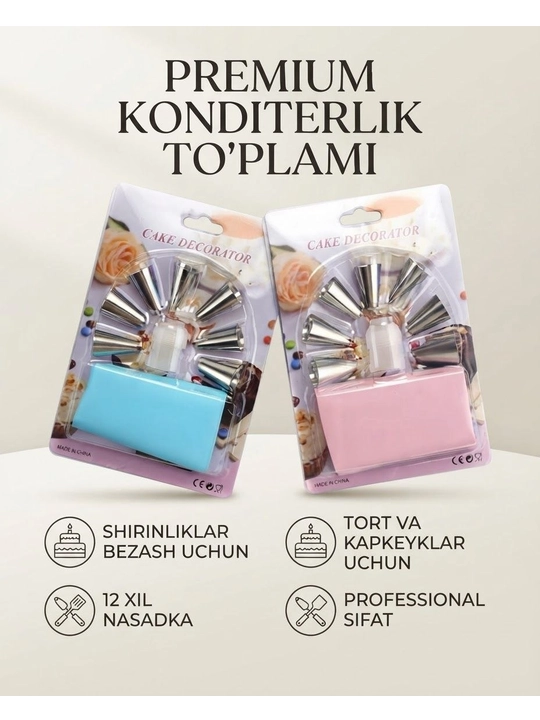 Tort uchun nasadka va qandolat qopi - 