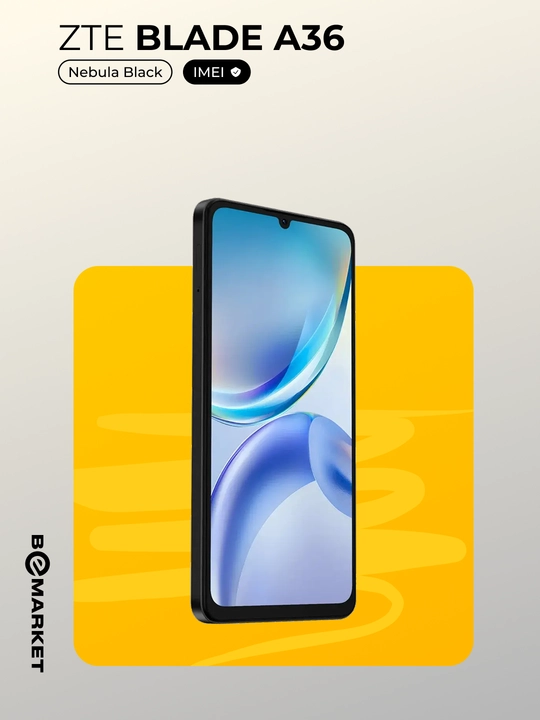 ZTE Blade A36, Nebula Black, 4/64 GB