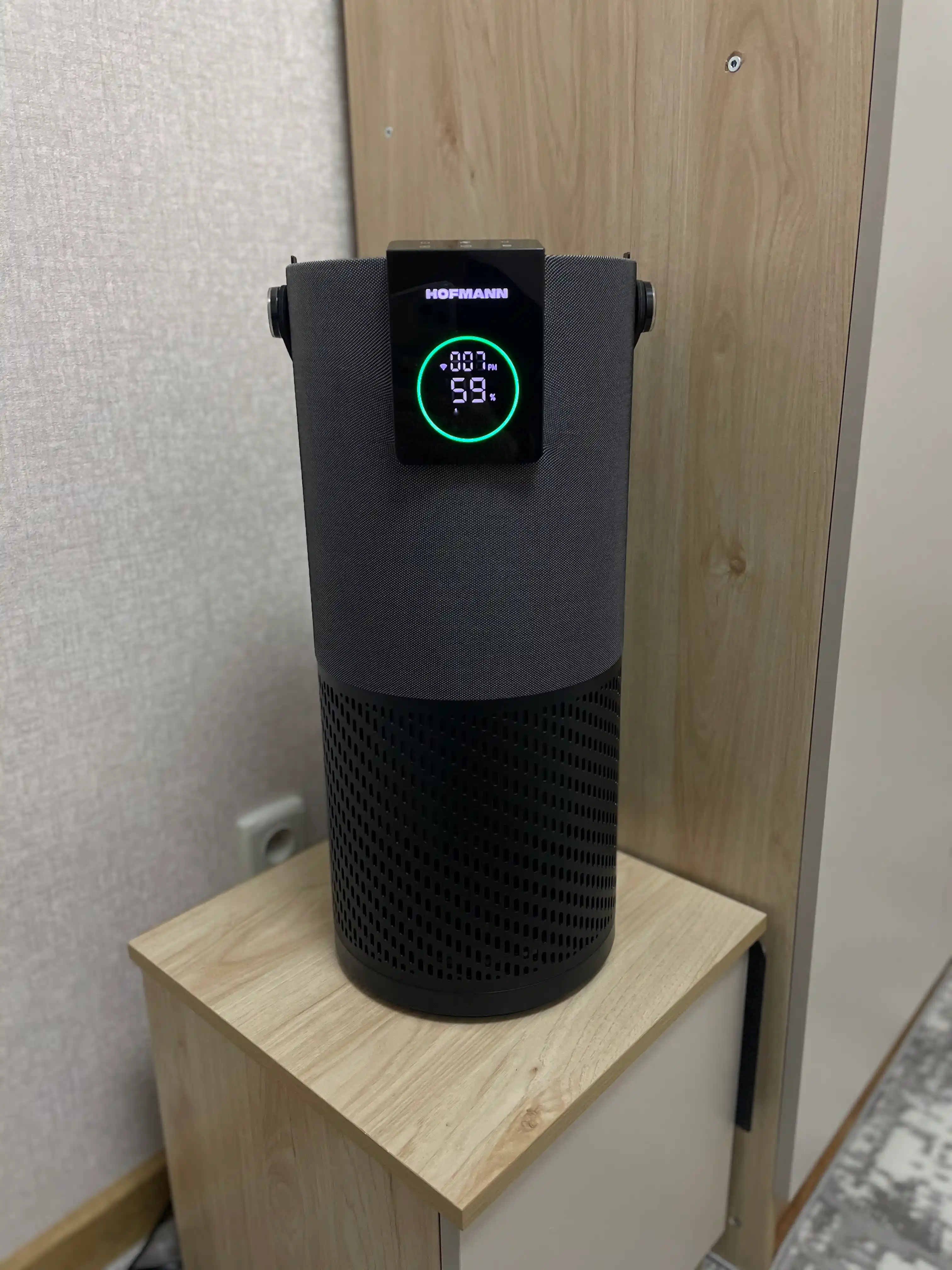 Очиститель воздуха Hofmann HEPA H13 WiFi ионизация 40м² 3.75л 25–65Вт увлажнение