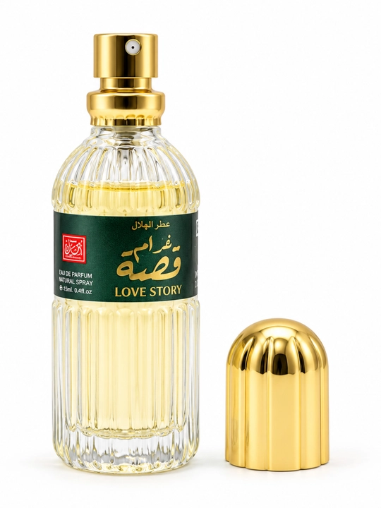 Al-Helal Love Story ayollar uchun parfyumeriya suvi, vanil va kakao notalari, 15 ml