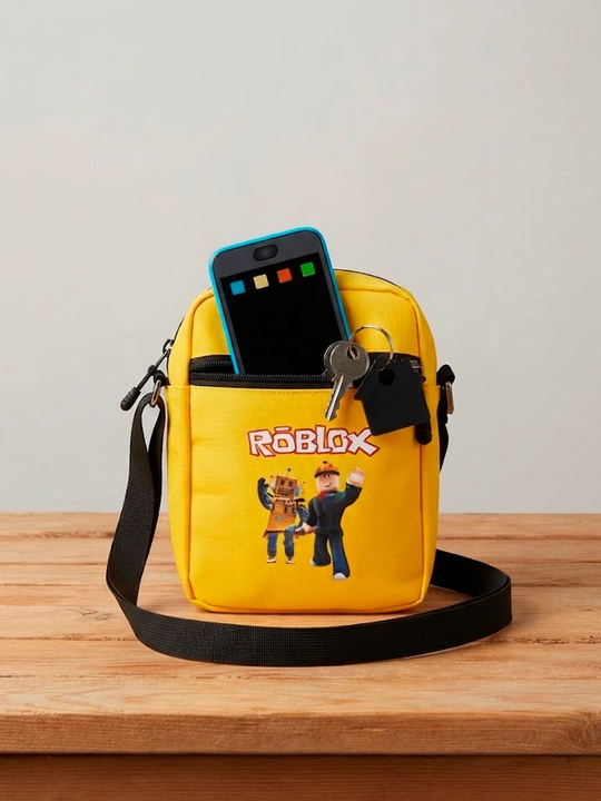 O‘g‘il va qiz bolalar uchun "Minecraft" va "Roblox" matoli kichik sumkachasi