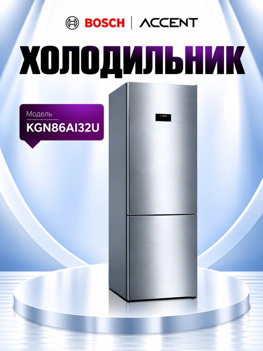 Sovutgichi Bosch KGN86AI32U, 619 litr