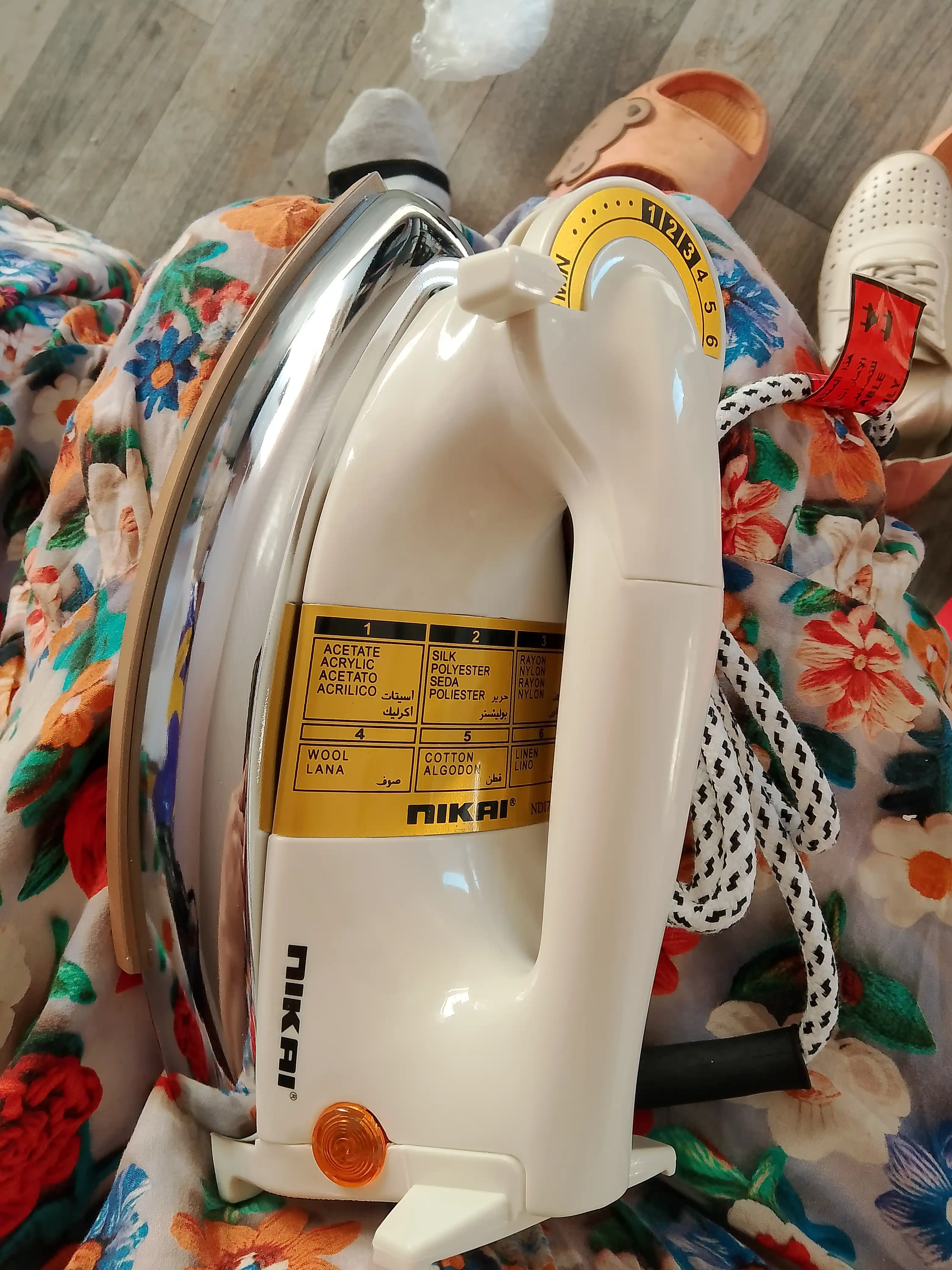 Dazmol, NIKAI elektr dazmoli, 1200 Vt, mustahkam, zanglamaydigan po‘latdan yasalgan