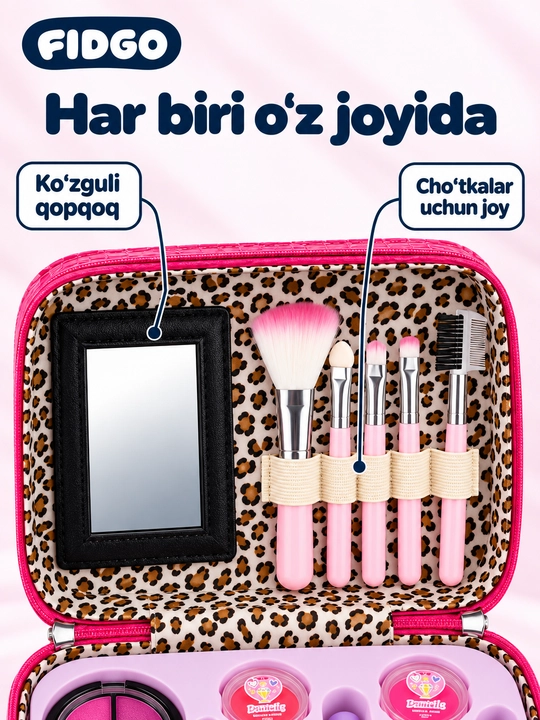 Bolalar pardoz-andoz uchun dekorativ kosmetika to‘plami
