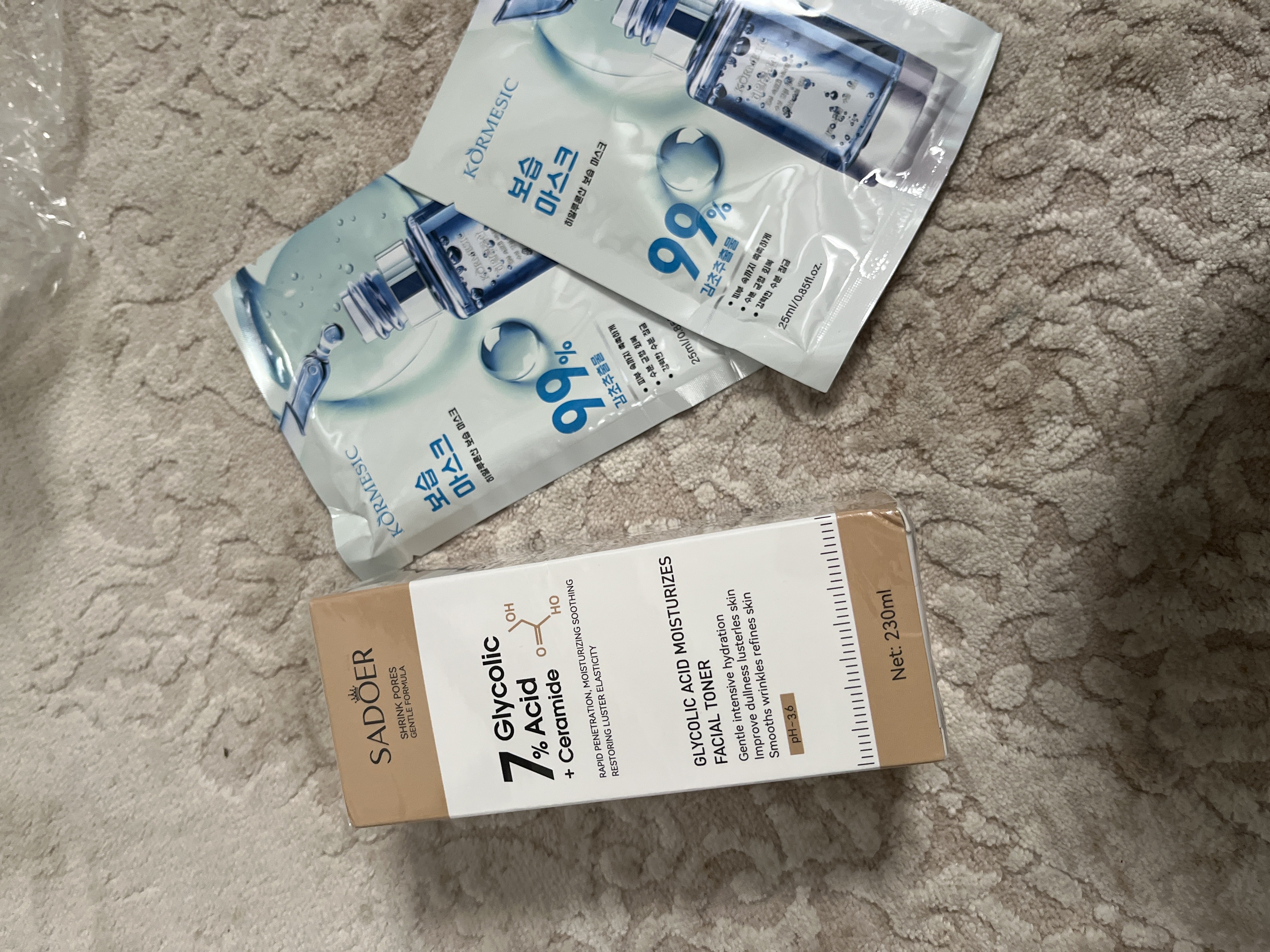 Sadoer Namlovchi zardob, glikol kislotasi, tinchlantiruvchi, 230 ml