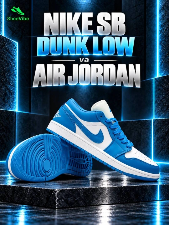 NIKE SB DUNK LOW va AIR JORDAN krossovkalari, 36-45 o‘lchamlarda, yoz va kuz uchun
