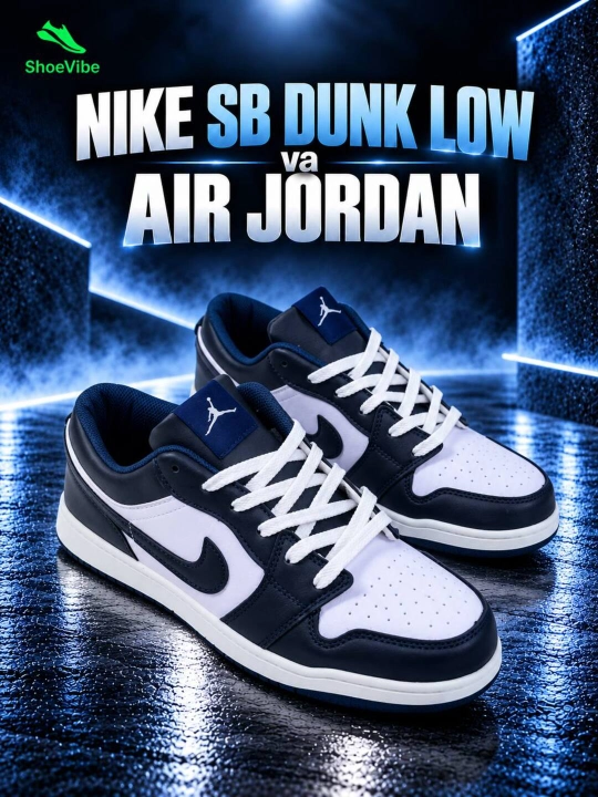 NIKE SB DUNK LOW va AIR JORDAN krossovkalari, 36-45 o‘lchamlarda, yoz va kuz uchun
