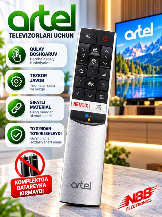 Artel Televizori uchun masofadan boshqarish pulti,universal pult,Tv pult - 