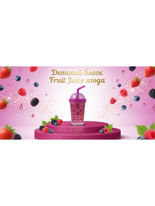 Детский блеск для губ Fruit Juice - 