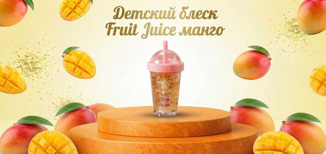 Детский блеск для губ Fruit Juice - 