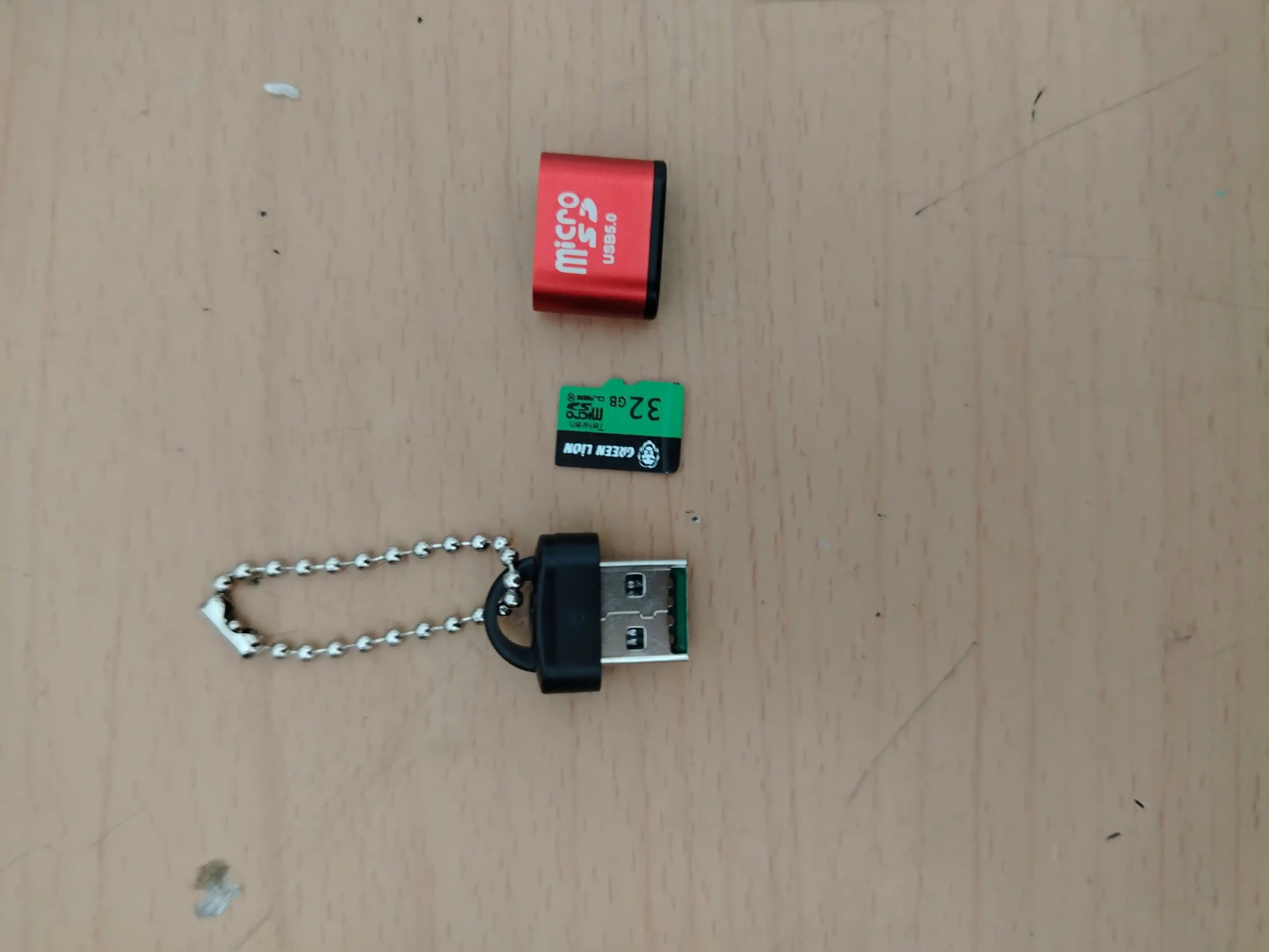 Картридер USB-адаптер Micro SD, черный