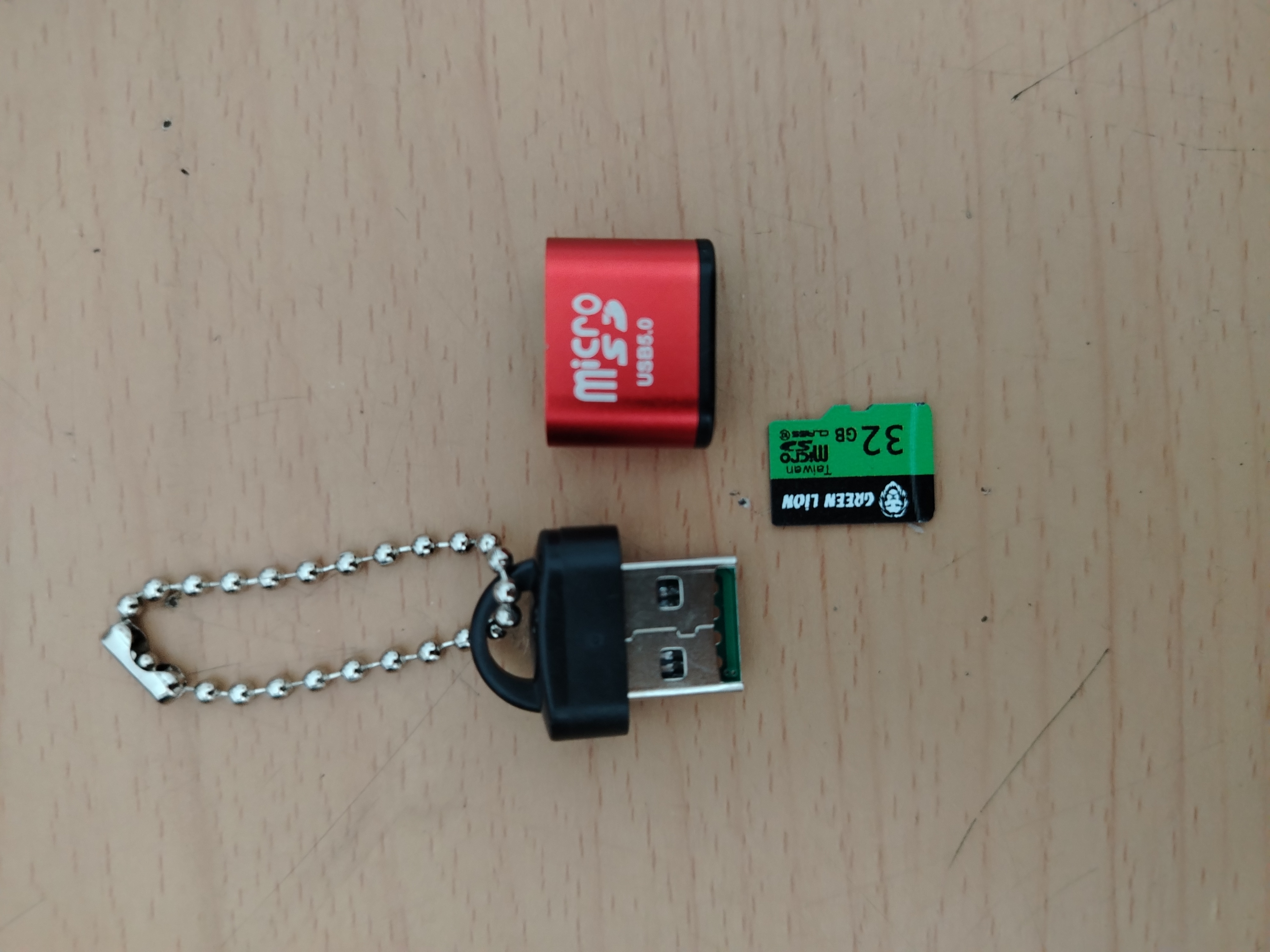 Картридер USB-адаптер Micro SD, черный