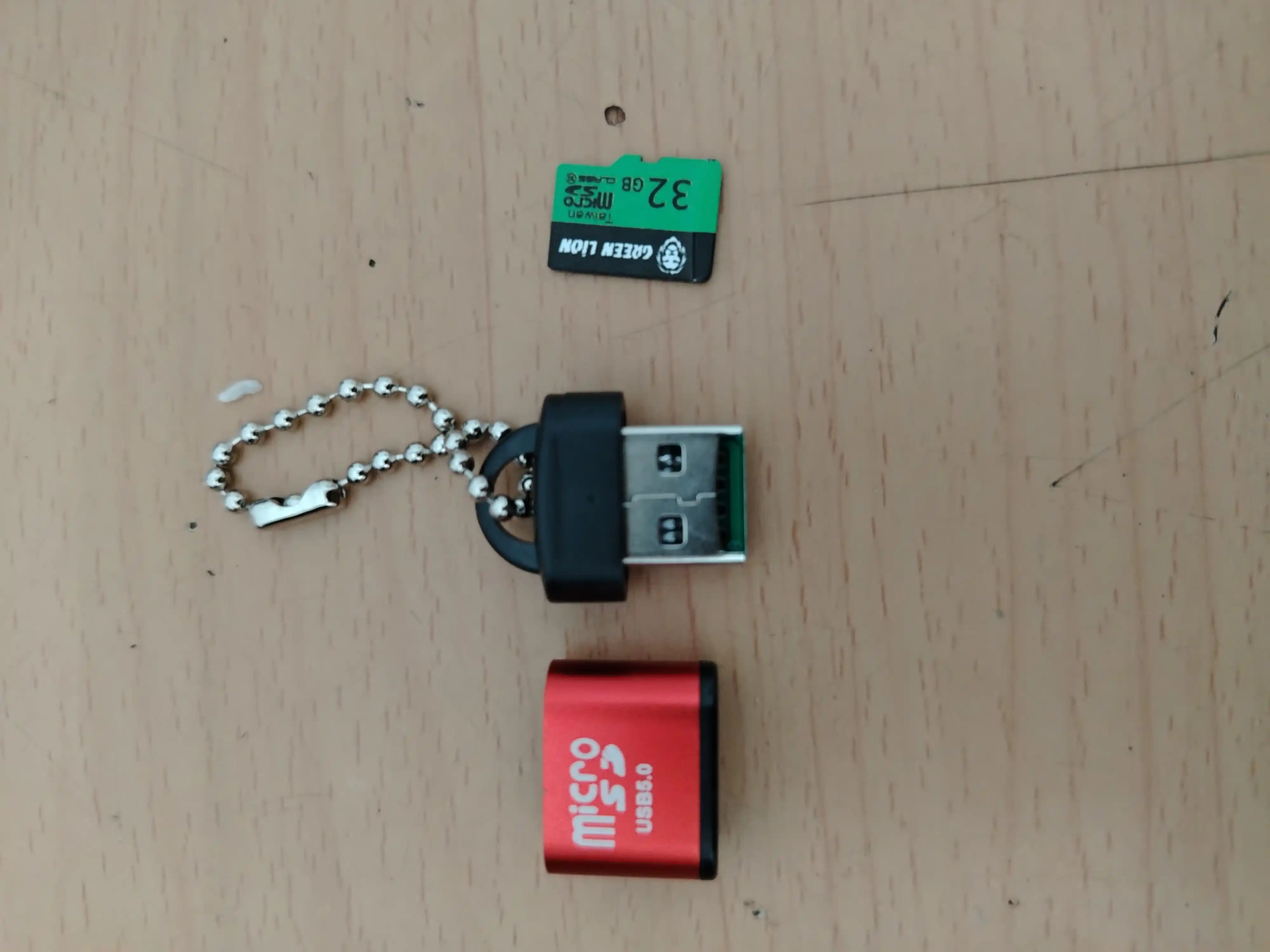 Картридер USB-адаптер Micro SD, черный