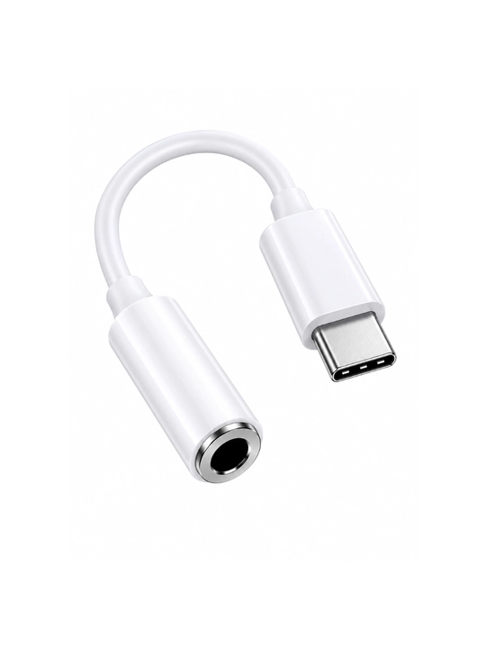 USB-C dan 3.5 mm audio adapter, quloqchin va audio qurilmalar uchun