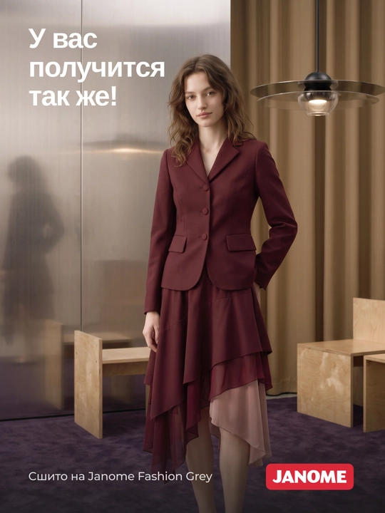 Elektromexanik tikuv mashinasi Janome Fashion Grey, 25 tikuv operatsiyalari