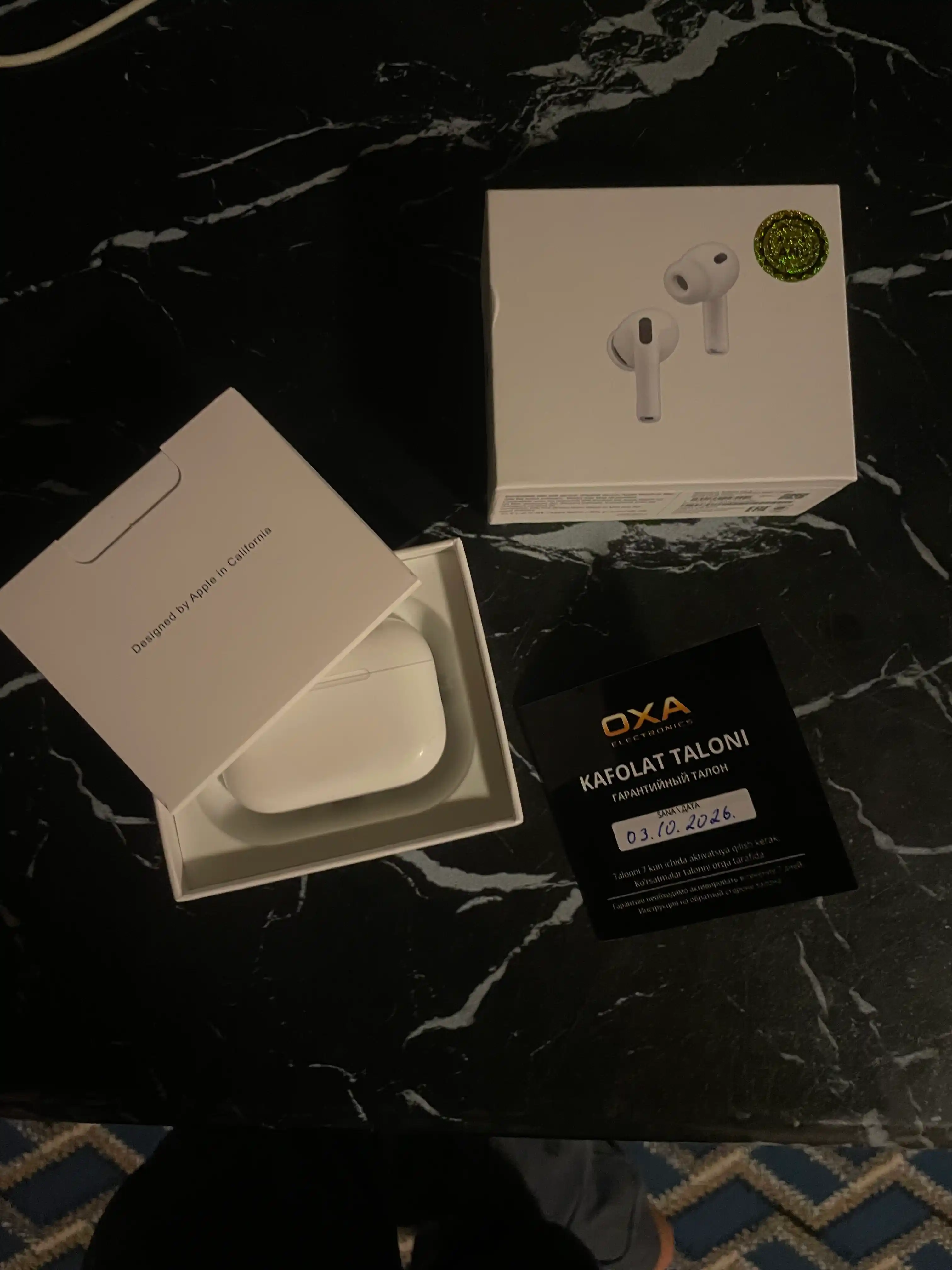 Pods Pro 3 simsiz quloqchinlari, Android va iPhone uchun Bluetooth sensorli quloqchinlar